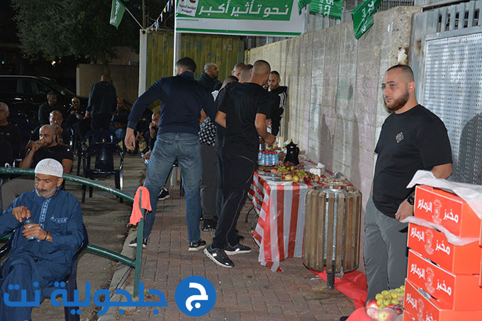 لقاء انخابي حاشد للقائمة الموحدة في بيت الأخ اكرم عابد في جلجولية 